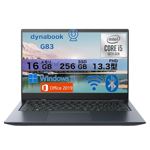 Amazon.co.jp: 【軽量ノートパソコン】dynabook G83 13.3インチ 1920